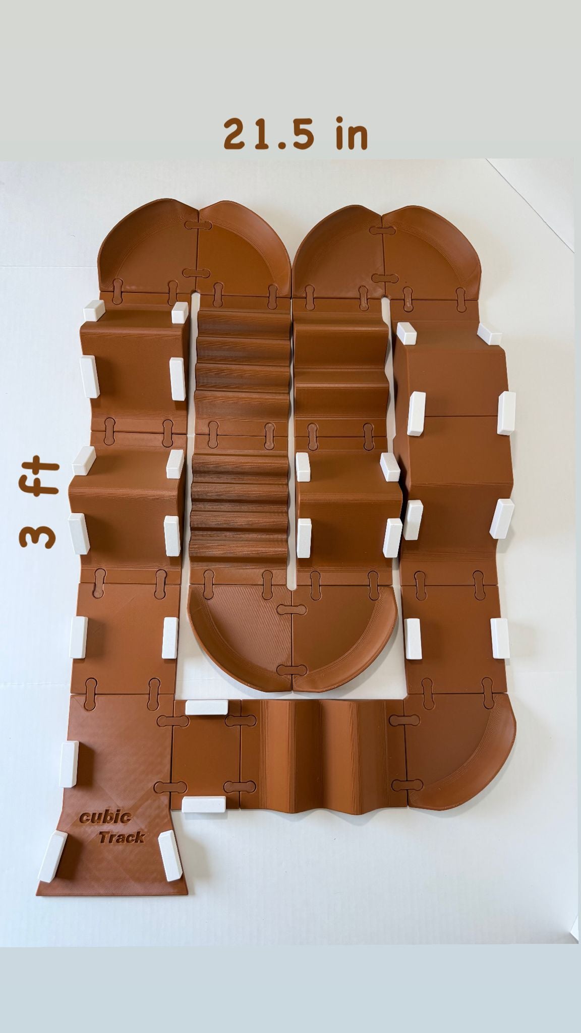 MXCubic Tracks – Modular 3D Printed Motocross Track Set for Kids | Customizable Supercross Layout