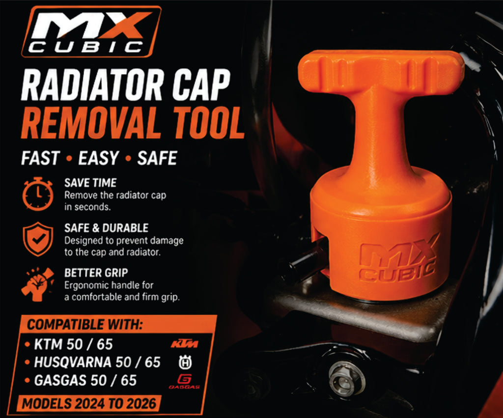 Radiator Cap Removal Tool KTM 50 65 Husqvarna GasGas 2024-2026 MX Cubic Dirt Bike